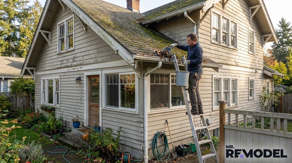 Gutter Cleaning Cost in 2026 (Per Story, Per Foot, and Frequency)